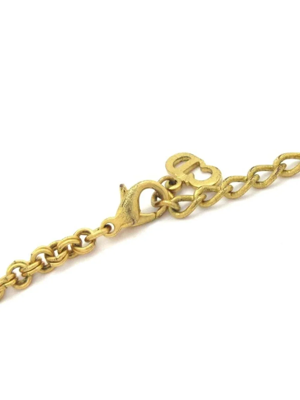 Dior Necklace Gold Clear